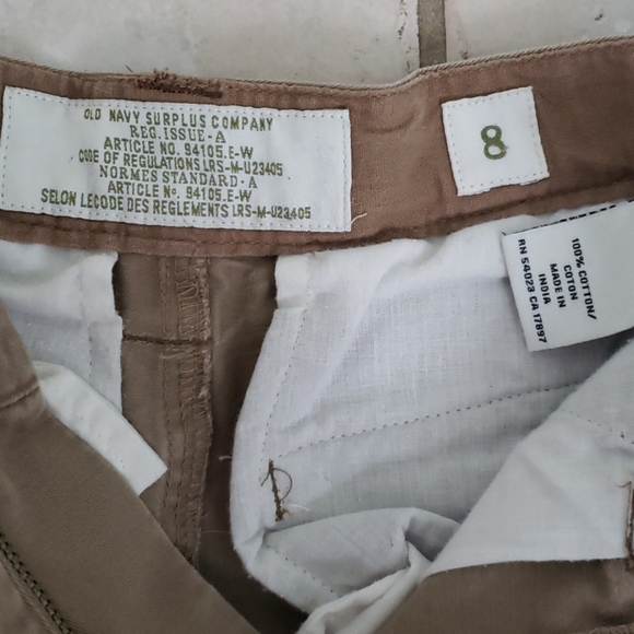Khaki baggy pants with large side pockets, new - Picture 3 of 6